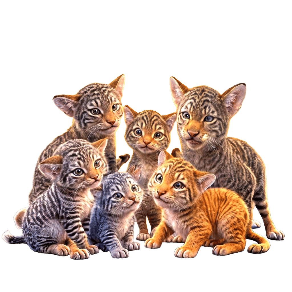 Baby Animal Friends in Pixar-Style 3D Art