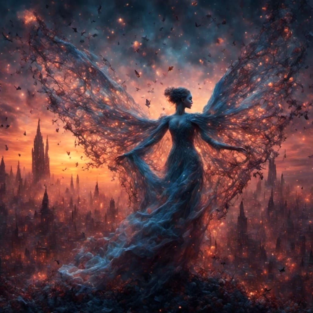 Cloud City Sunset Dance of Birdfolk