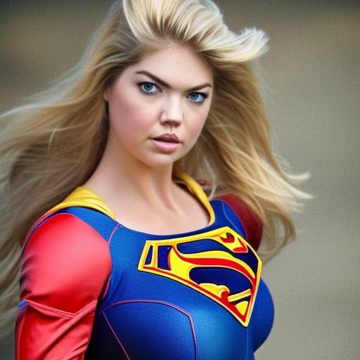 Supergirl Cosplay: Blond Woman as Hero