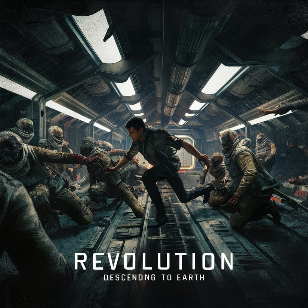 Sci-Fi Horror Film Still on Spaceship