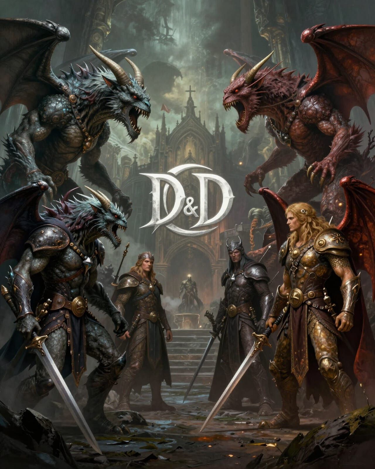 Epic Dungeons & Dragons Heroes vs Monsters Tableau