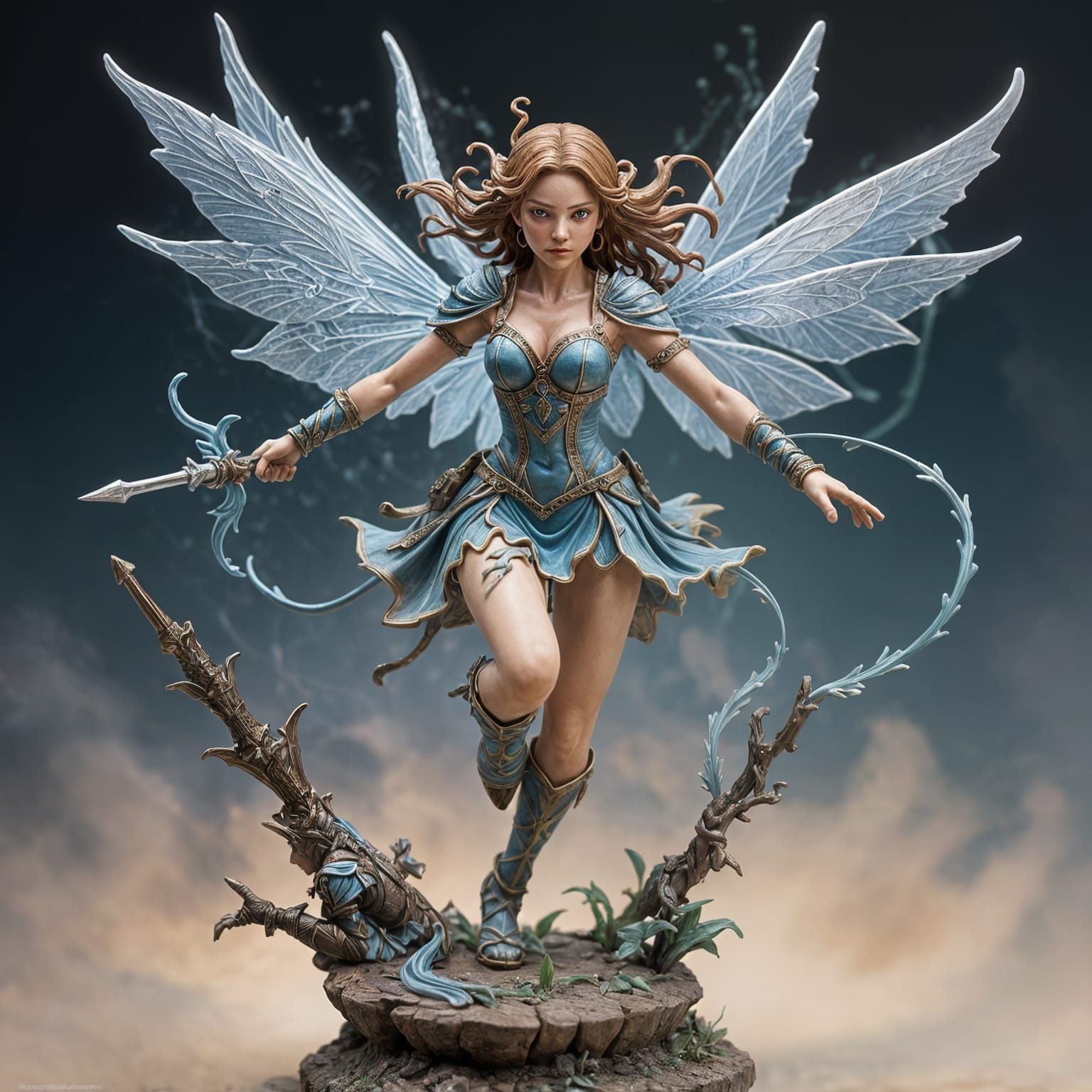 Ethereal Fairy Warrior Defeats Flying Demon Eyes in Hyperdet...