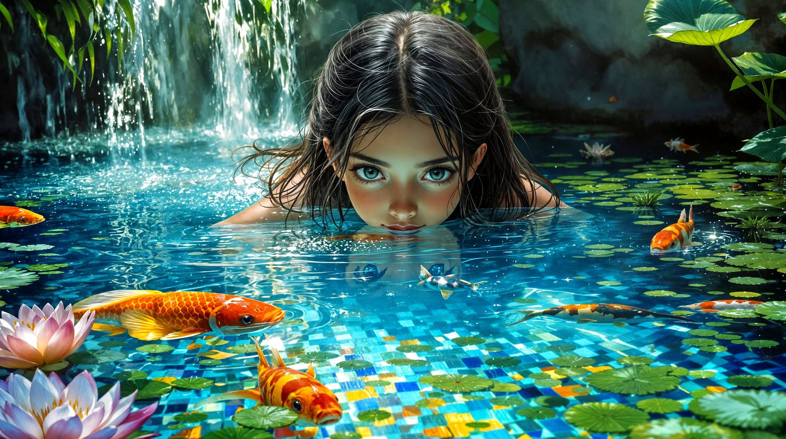 Mosaic Pool: A Witcher Inspired Fantasy