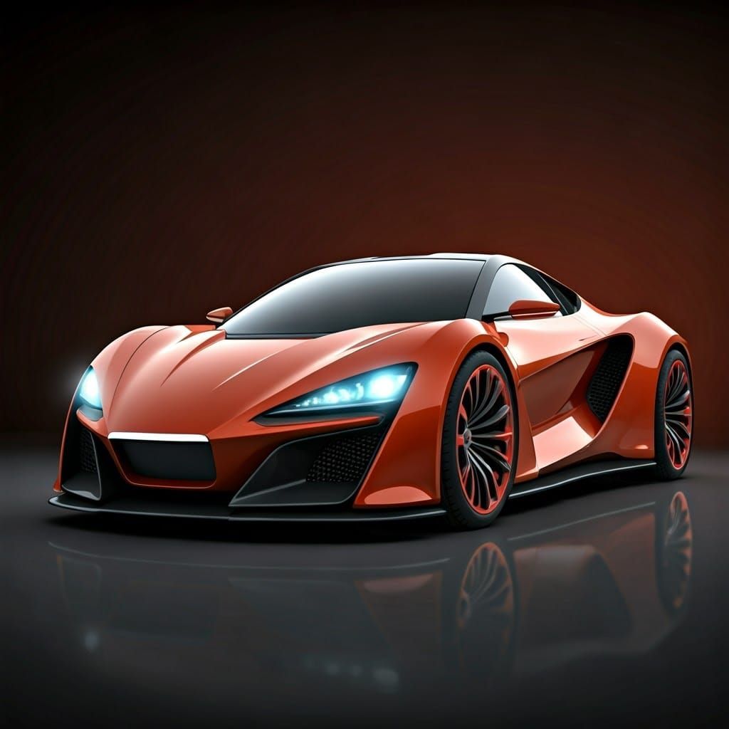 Futuristic Car in Mughal Style