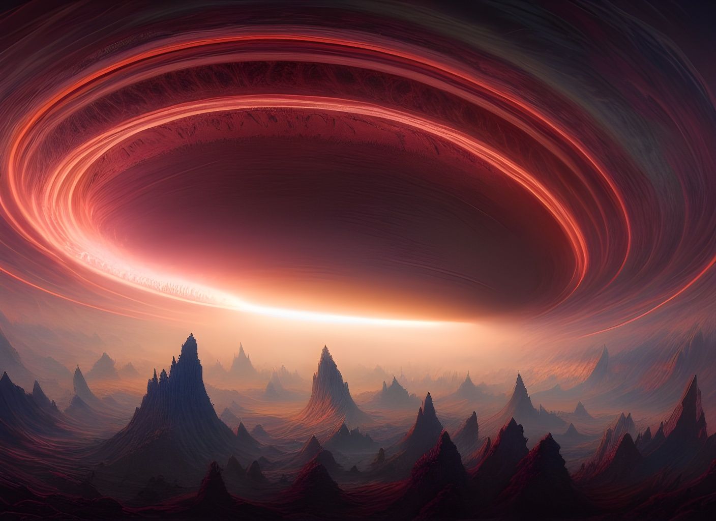 Cosmic Spirit in Long Exposure Photograph