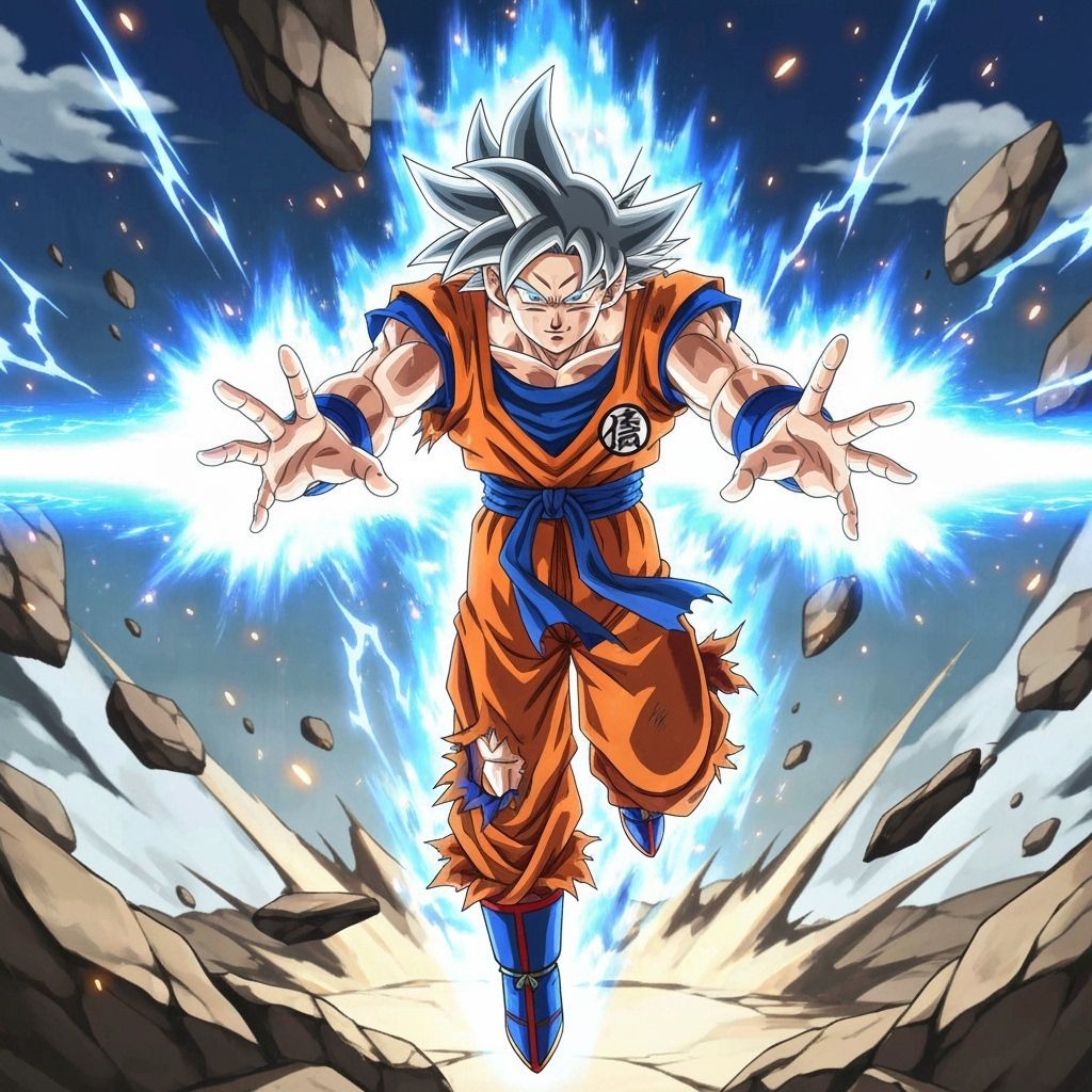 Goku Unleashes Ultra Instinct Kamehameha in Tournament of Po...