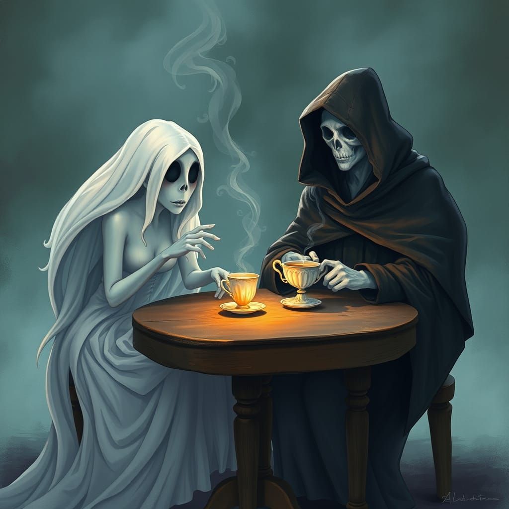 Whimsical Spirits Share a Mystical Tea