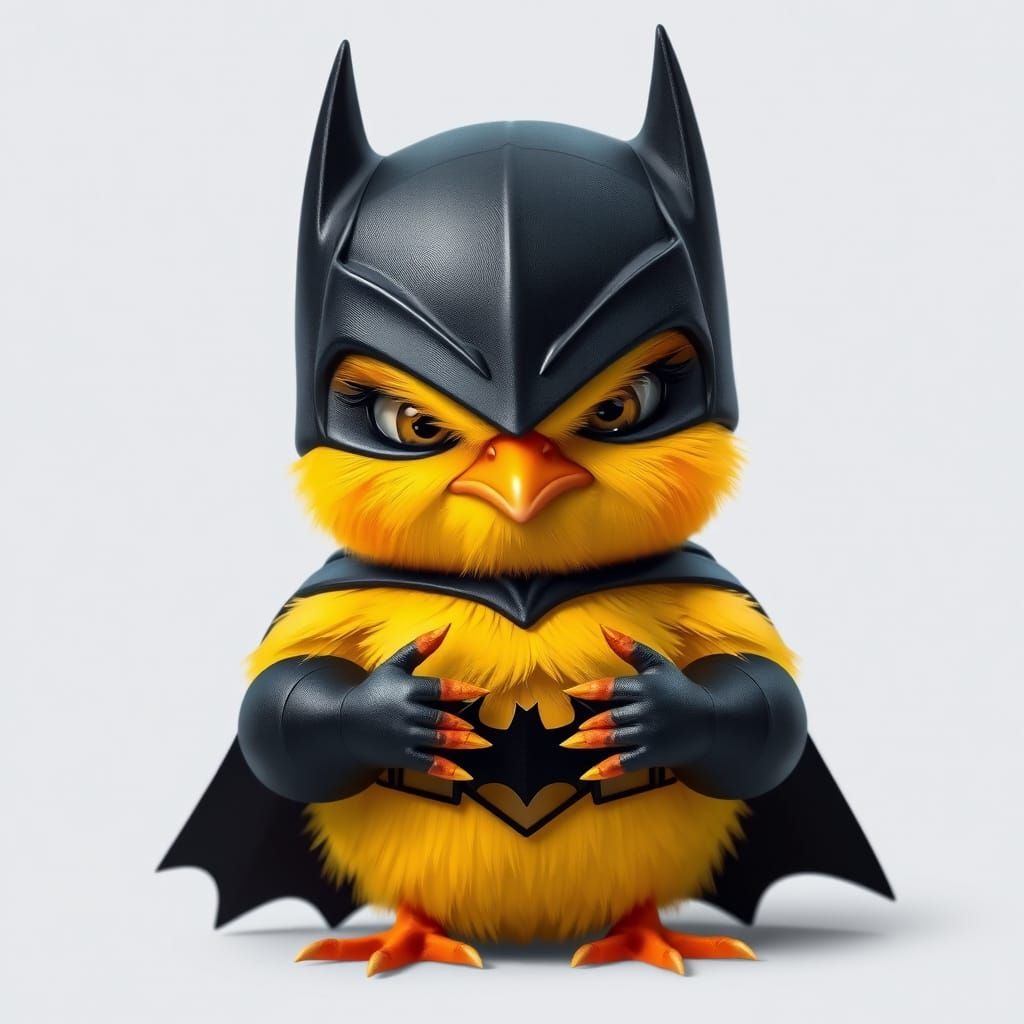 Frowning Chick Cosplays Batman Returns Vigilante