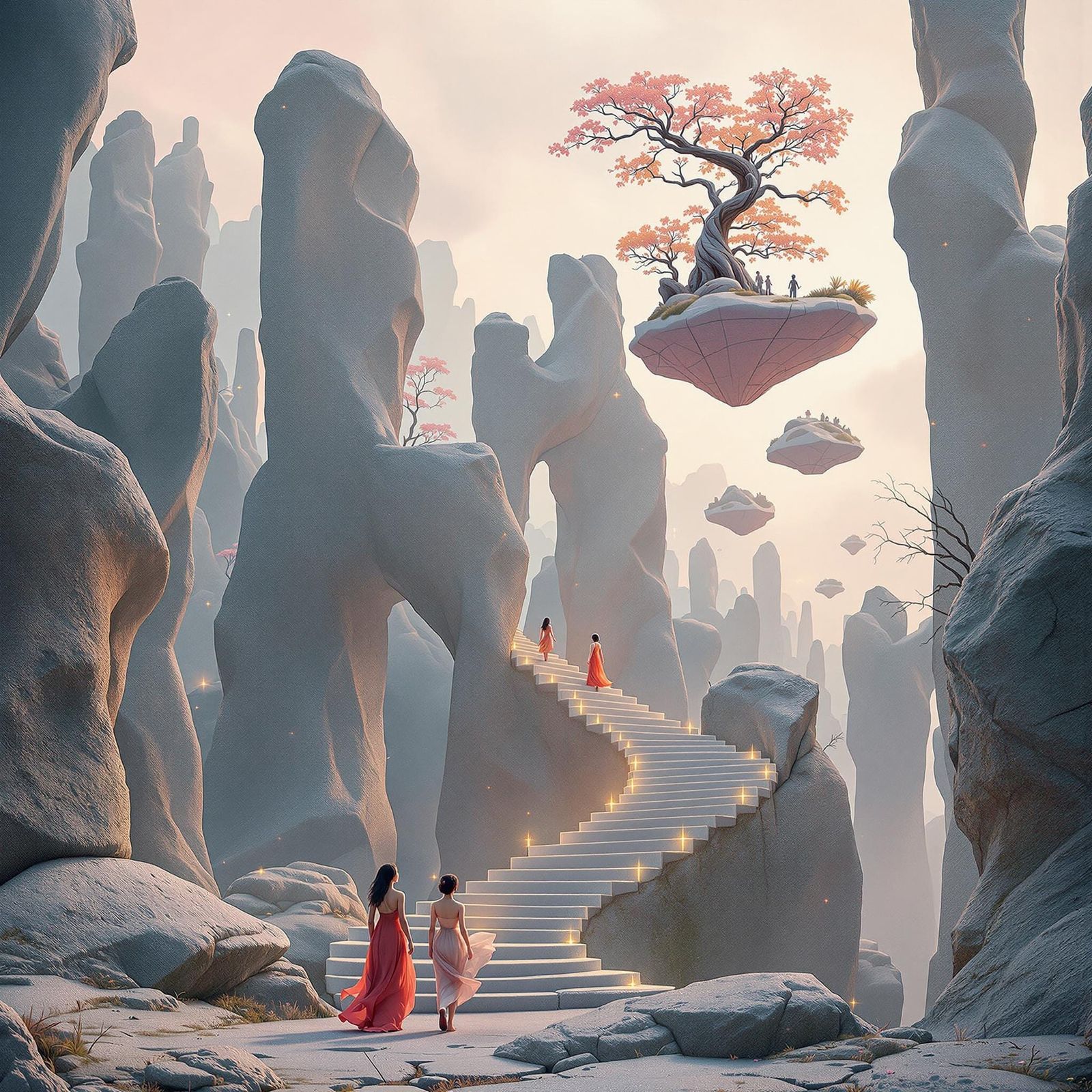 Twisted Stone Pillars Meet Ethereal Beauty in China's Surrea...
