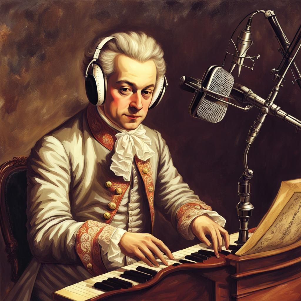 Mozart Records a Hip Hop Album