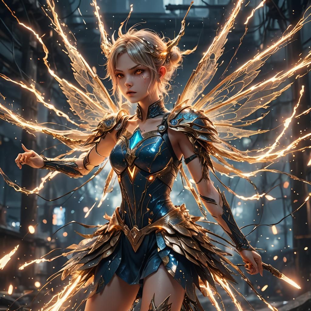 Angry electric fairy