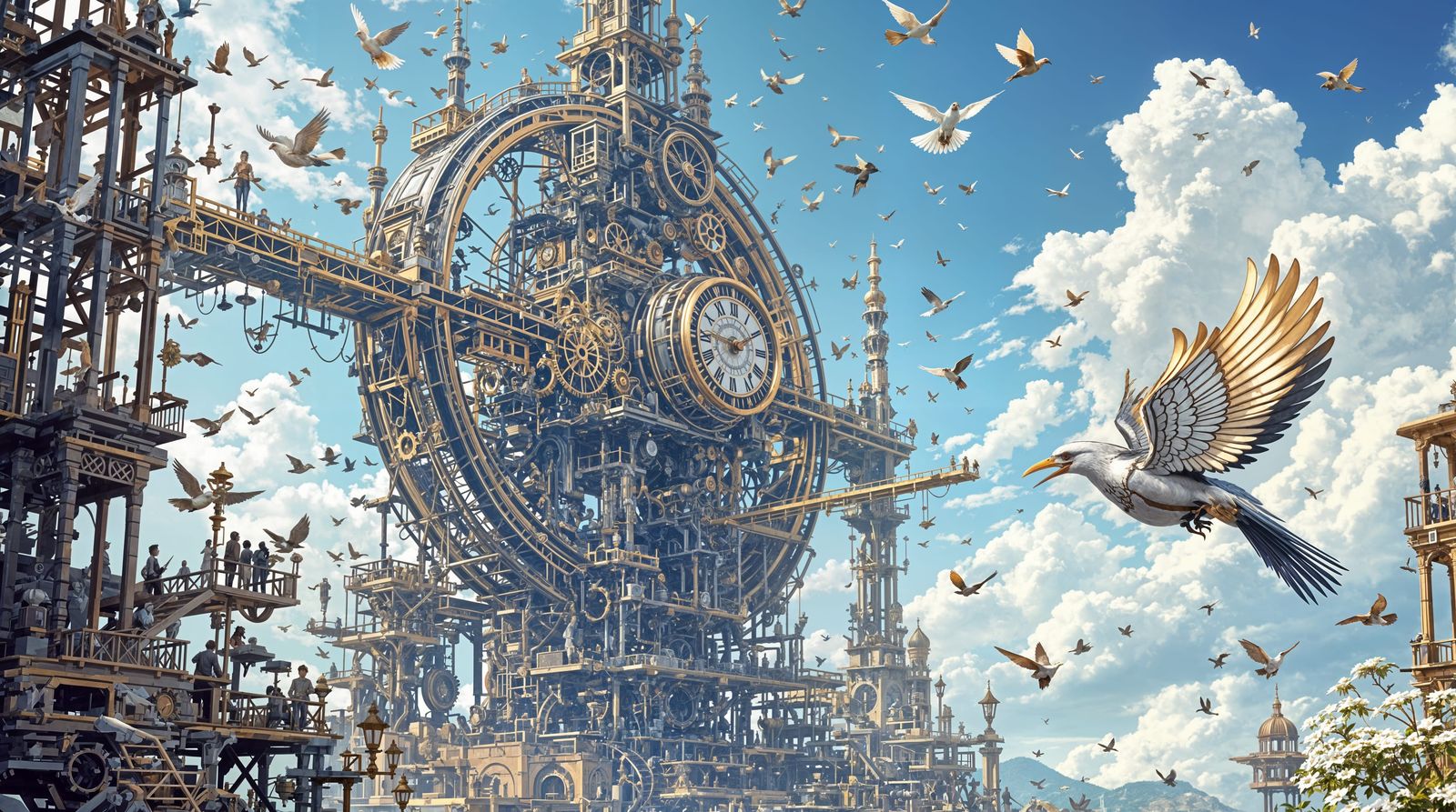 Mechanical Sanctuary: A Clockwork Aviary