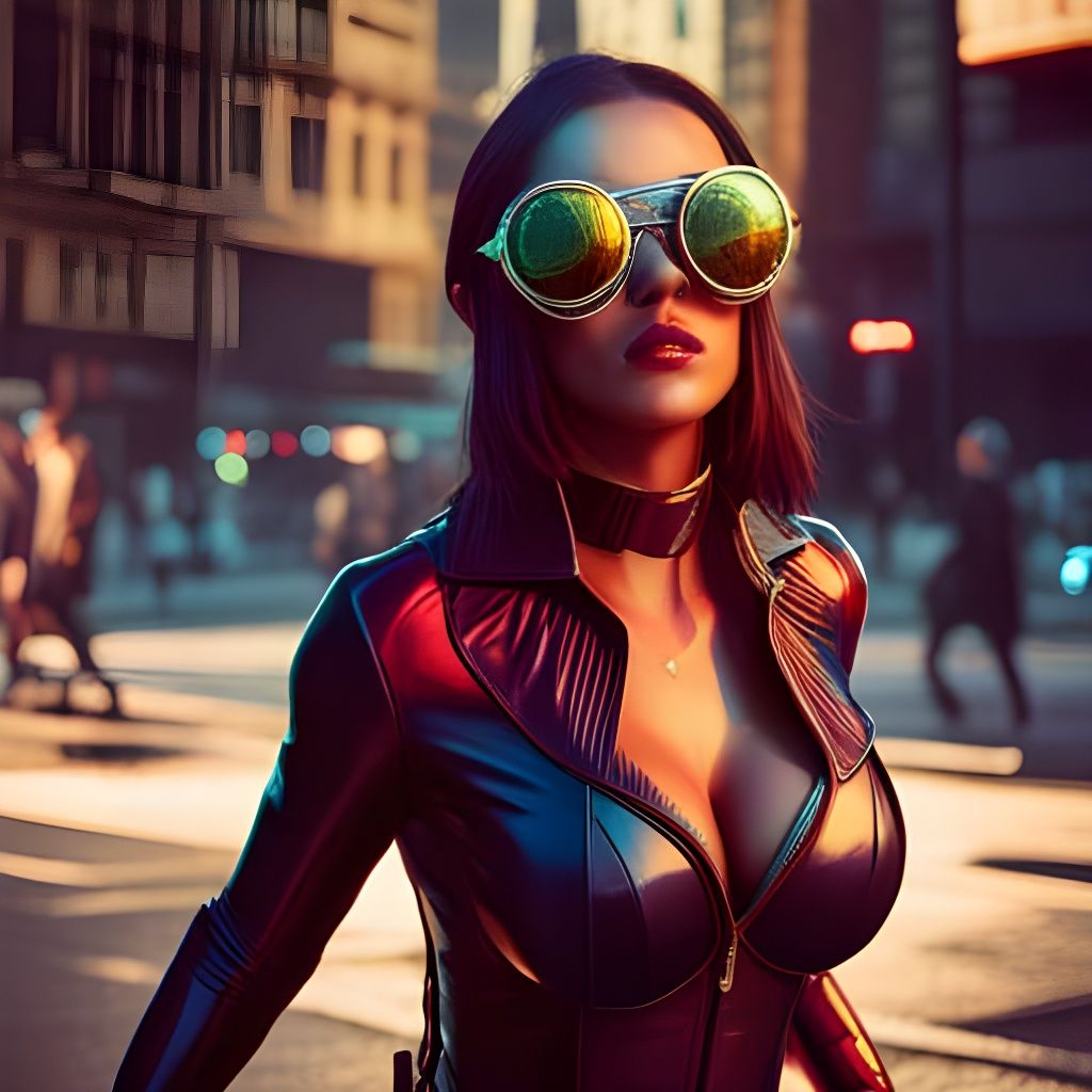 Sensual Woman in Costume: Hyperdetailed Concept Art