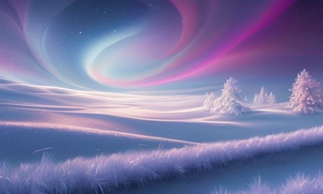 Magical Crystalline Swirls in Fantasy Concept Art