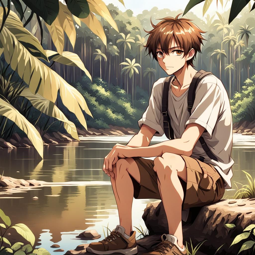 Anime Boy by Amazon River