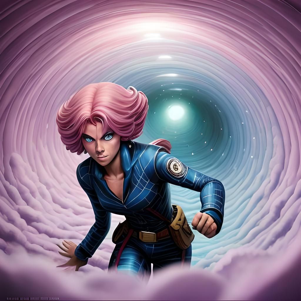 Soul Journey Through a Cotton Candy Labyrinth