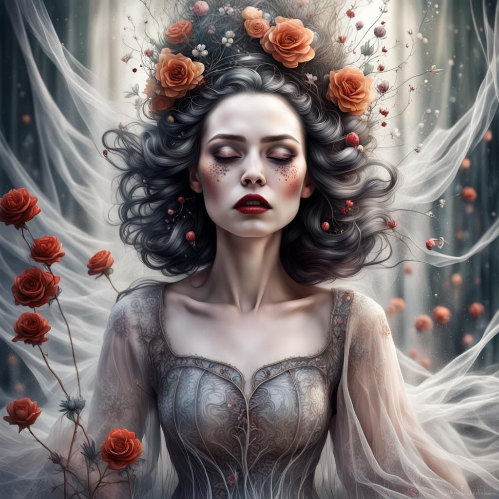 Gothic Snow White: A Surreal Masterpiece