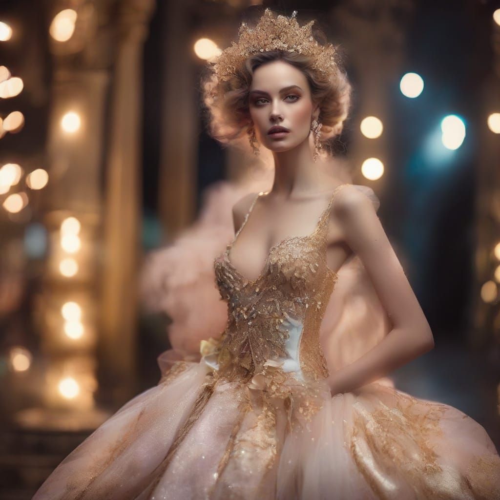 Luxurious Fantasy Fashion Show on Mystical Runway