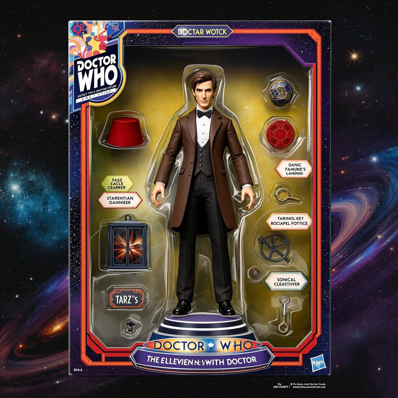 Time-Traveling Doctor Who Action Figure in Retro-Futuristic ...