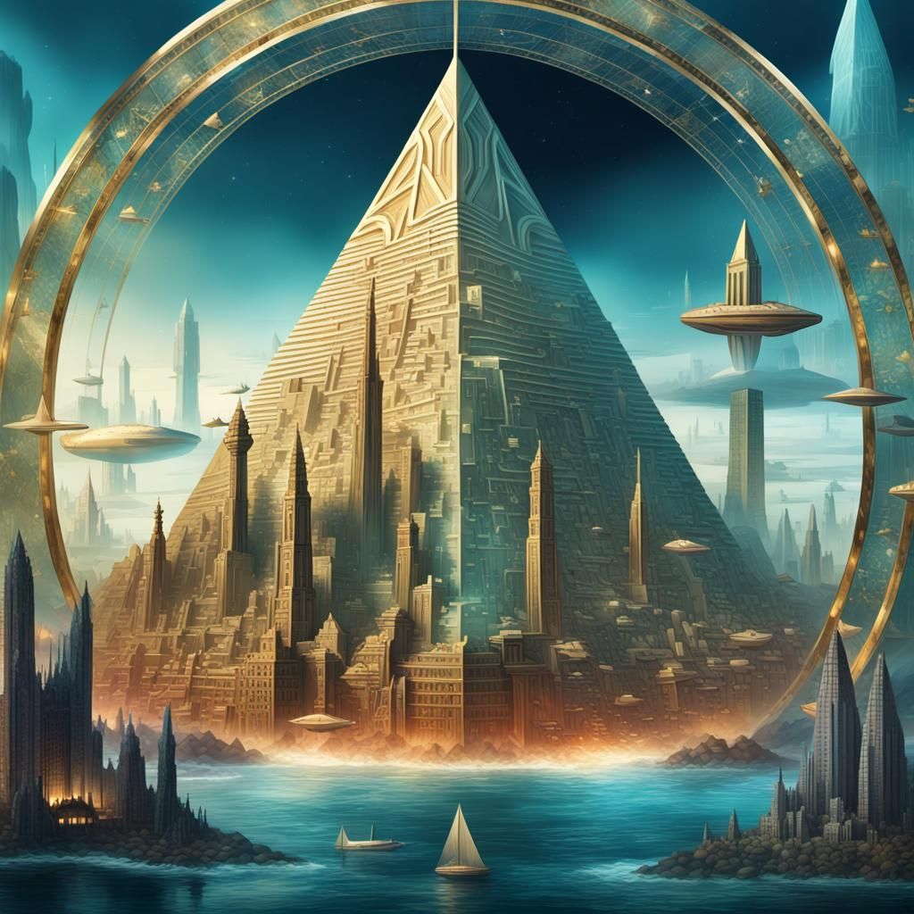Atlantis Golden Age Double Exposure Initial