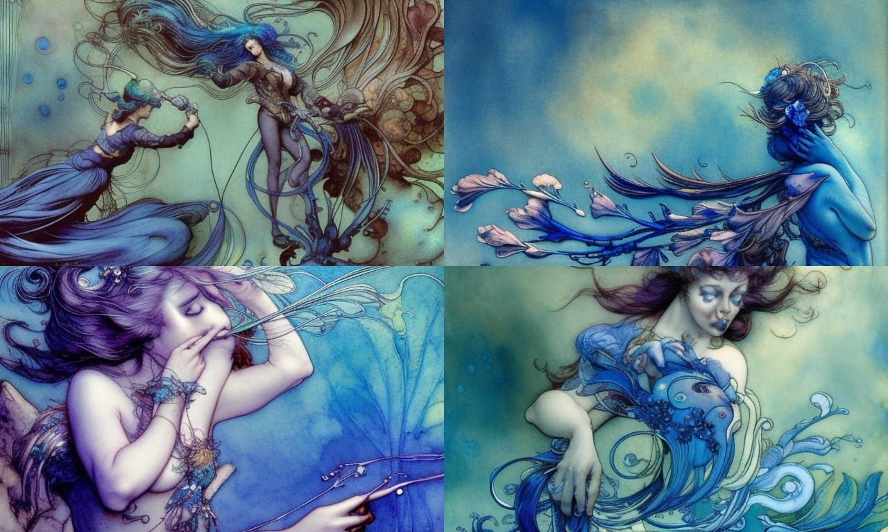 Iridescent Venus in Detailed Digital Rendering