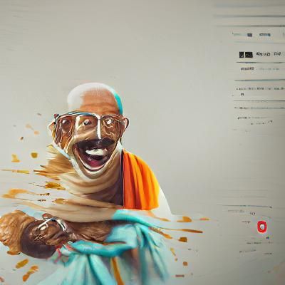 Gandhi Prank in 8K Resolution