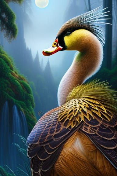 Majestic duck