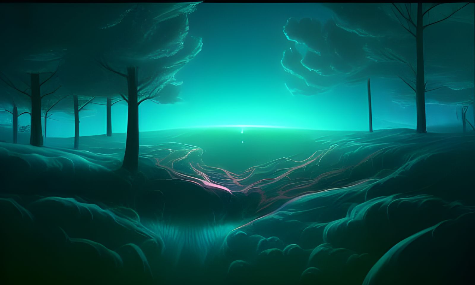 Cosmic Landscape in Unreal Engine Style