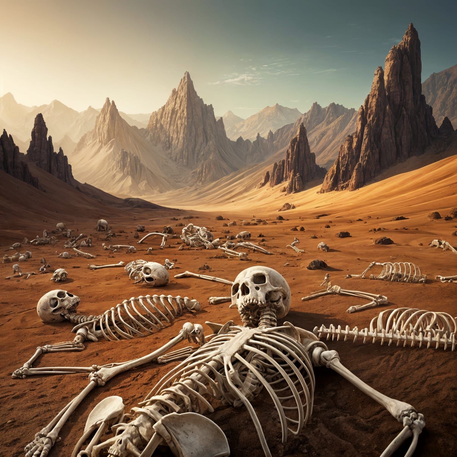 Desert Valley of Skeletons