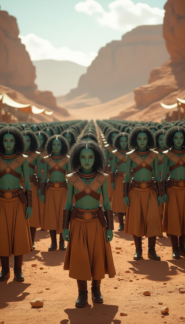 Martians Celebrate Victory on Mars