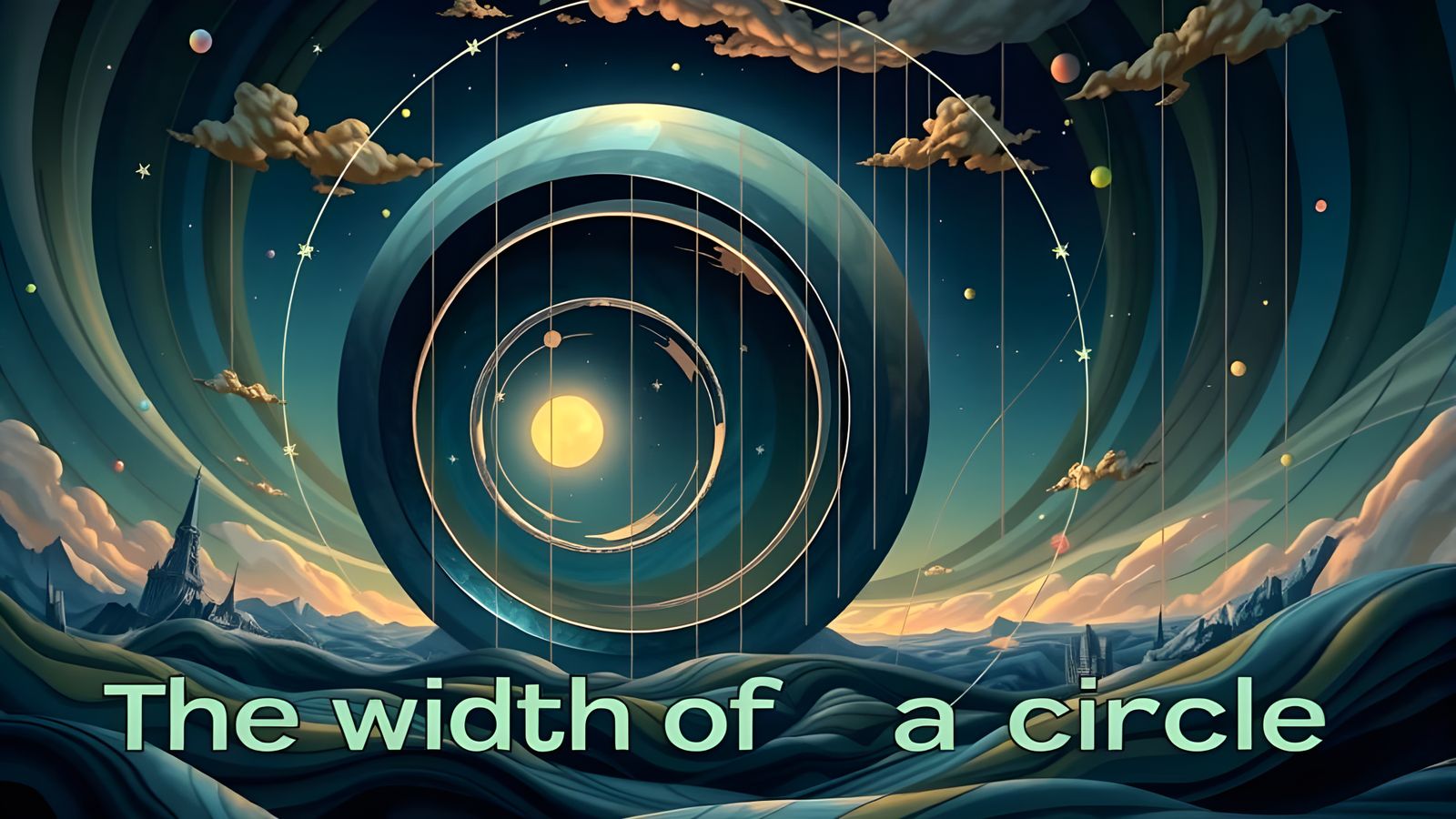 The Width of a Circle's Geometric Harmony