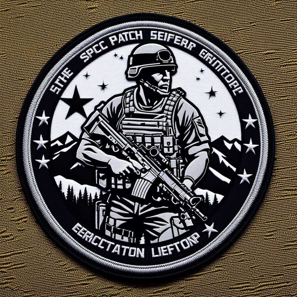 Spec Ops Tactical Soldier Patch Design
