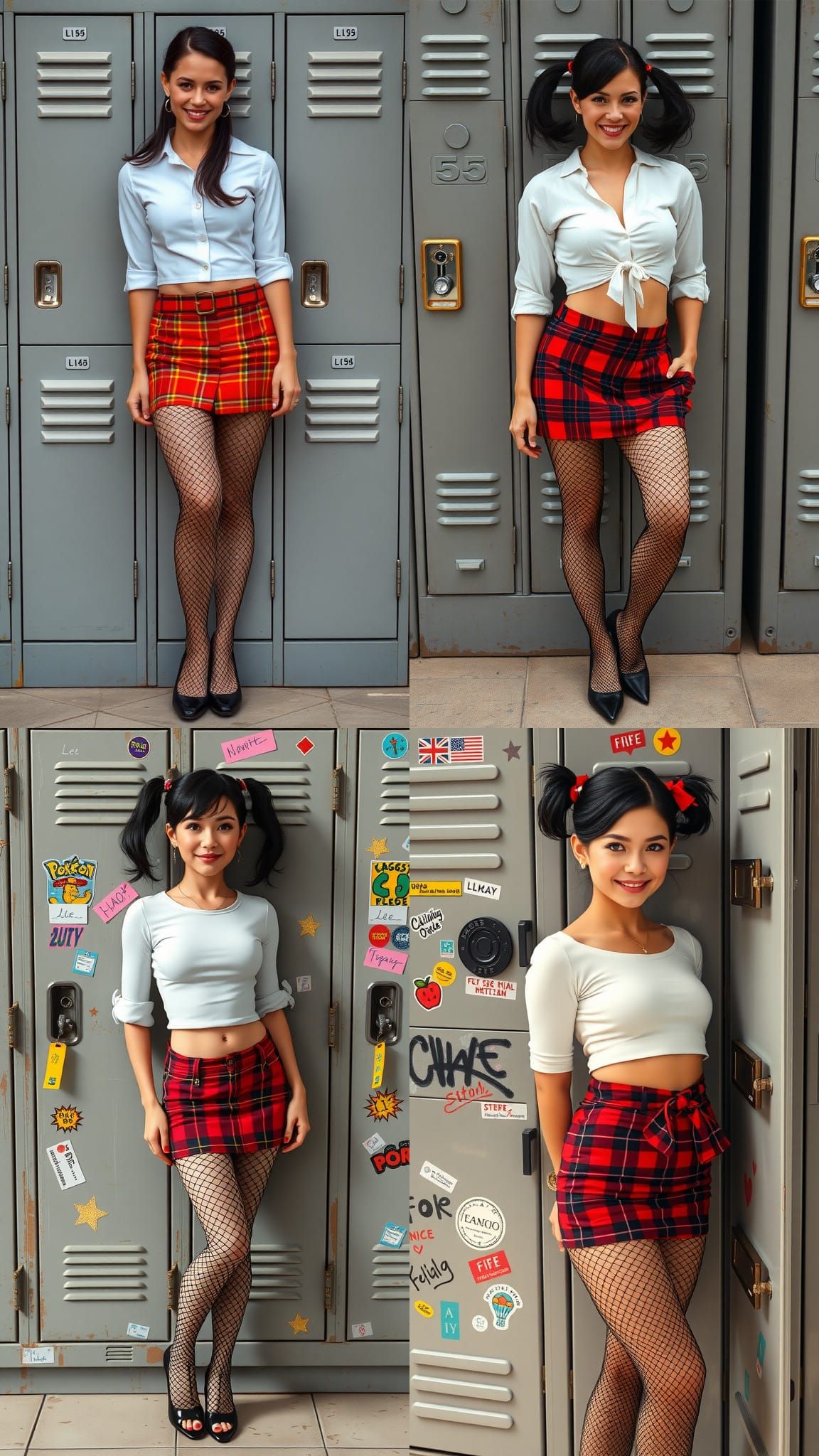 Catherine Zeta-Jones as Retro Schoolgirl