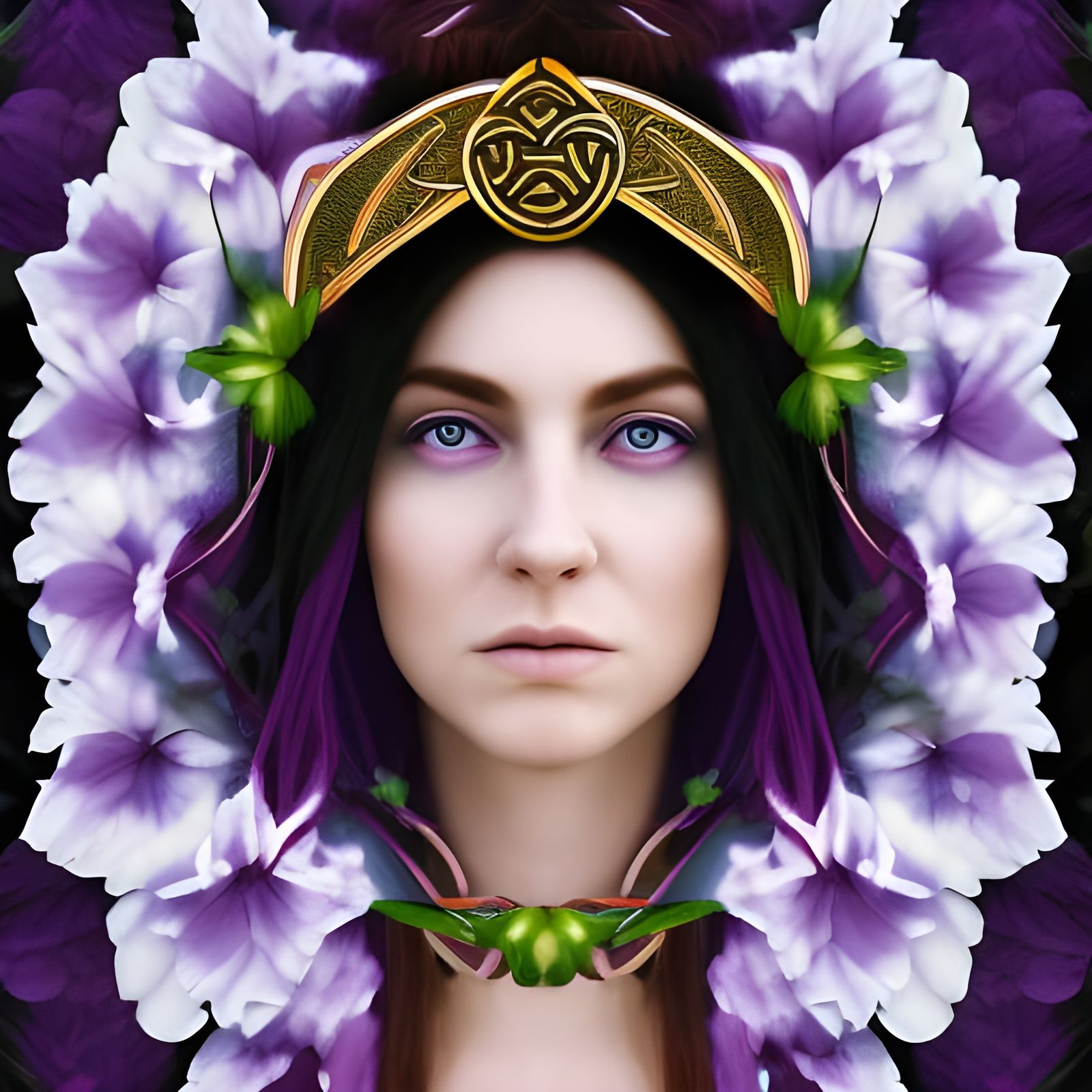 Hyperrealistic Celtic Shaman Portrait in 4K
