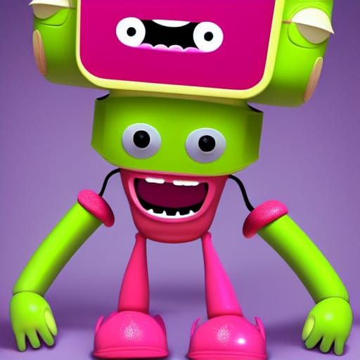 Yo Gabba Gabba Characters Illustration