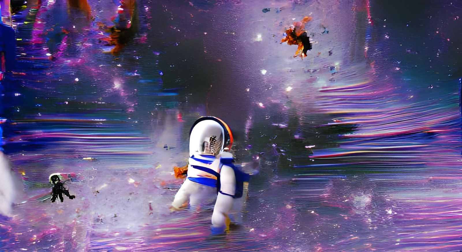 Lost Astronaut Drifting in Deep Space