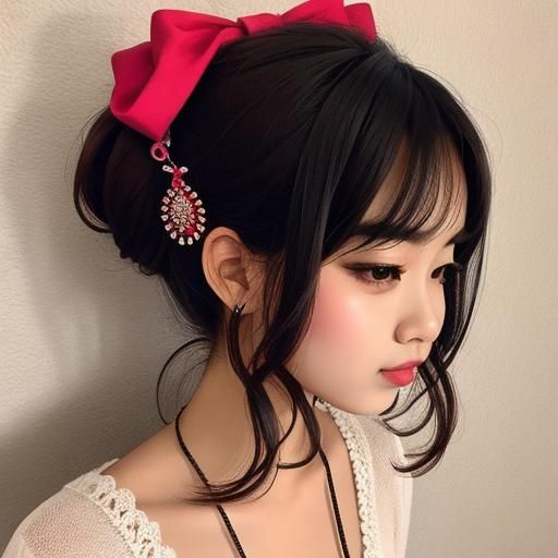 White Dragon with Glowing Eyes in Forest