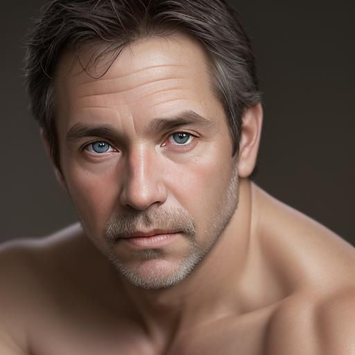 Striking Close-Up Portrait in Professional Photography Style