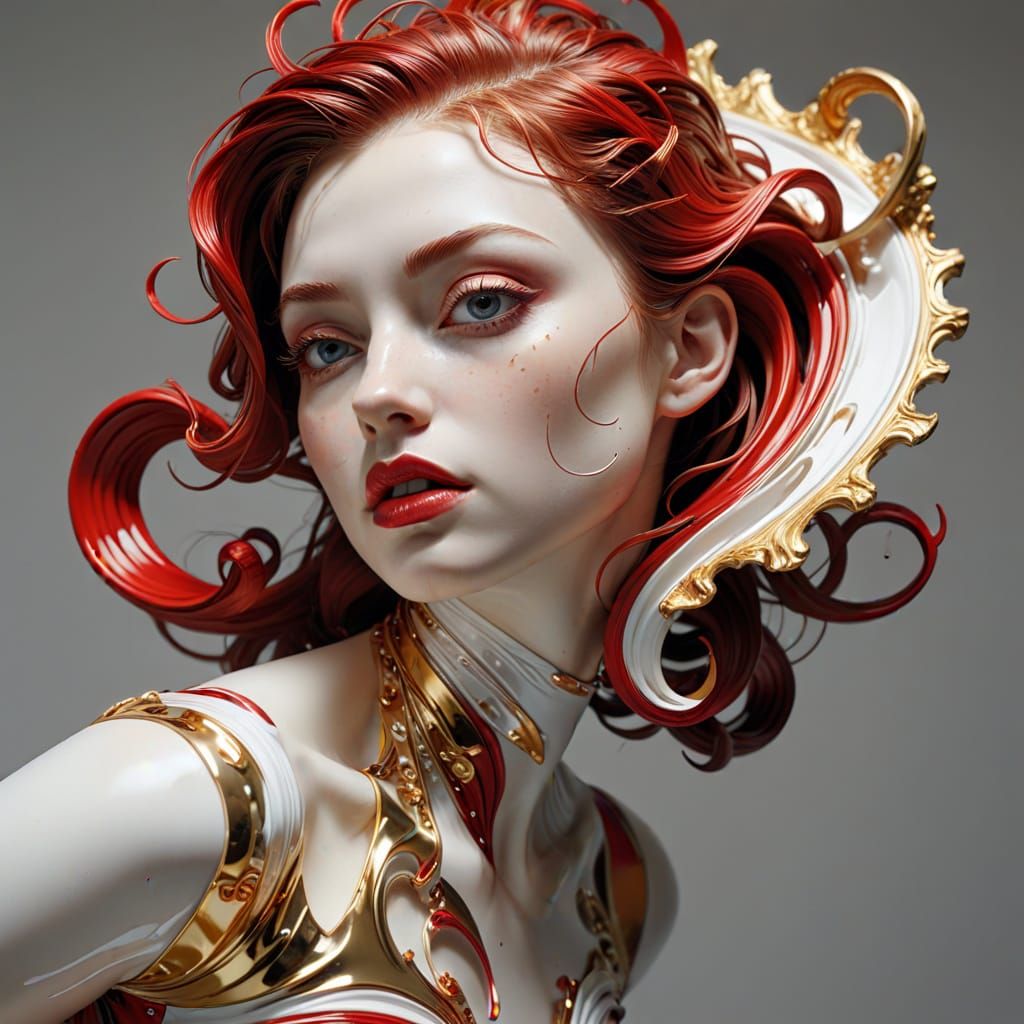 Reflected Glory: A Hyperrealistic Expressive Sculpture