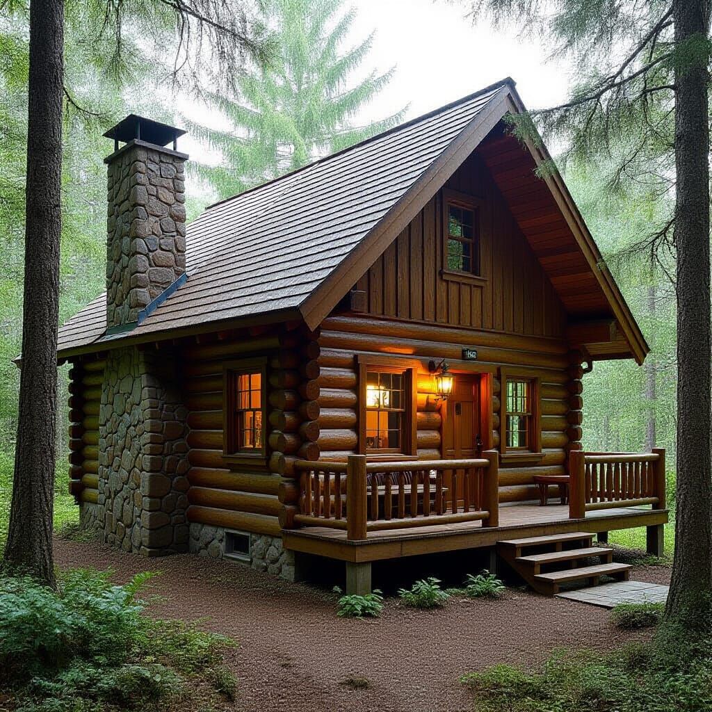 Simple Log Cabin