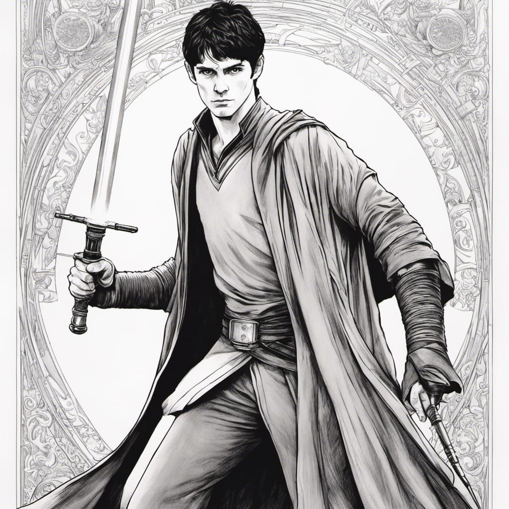 Harry Potter as Jedi Knight, Chris Riddell Style
