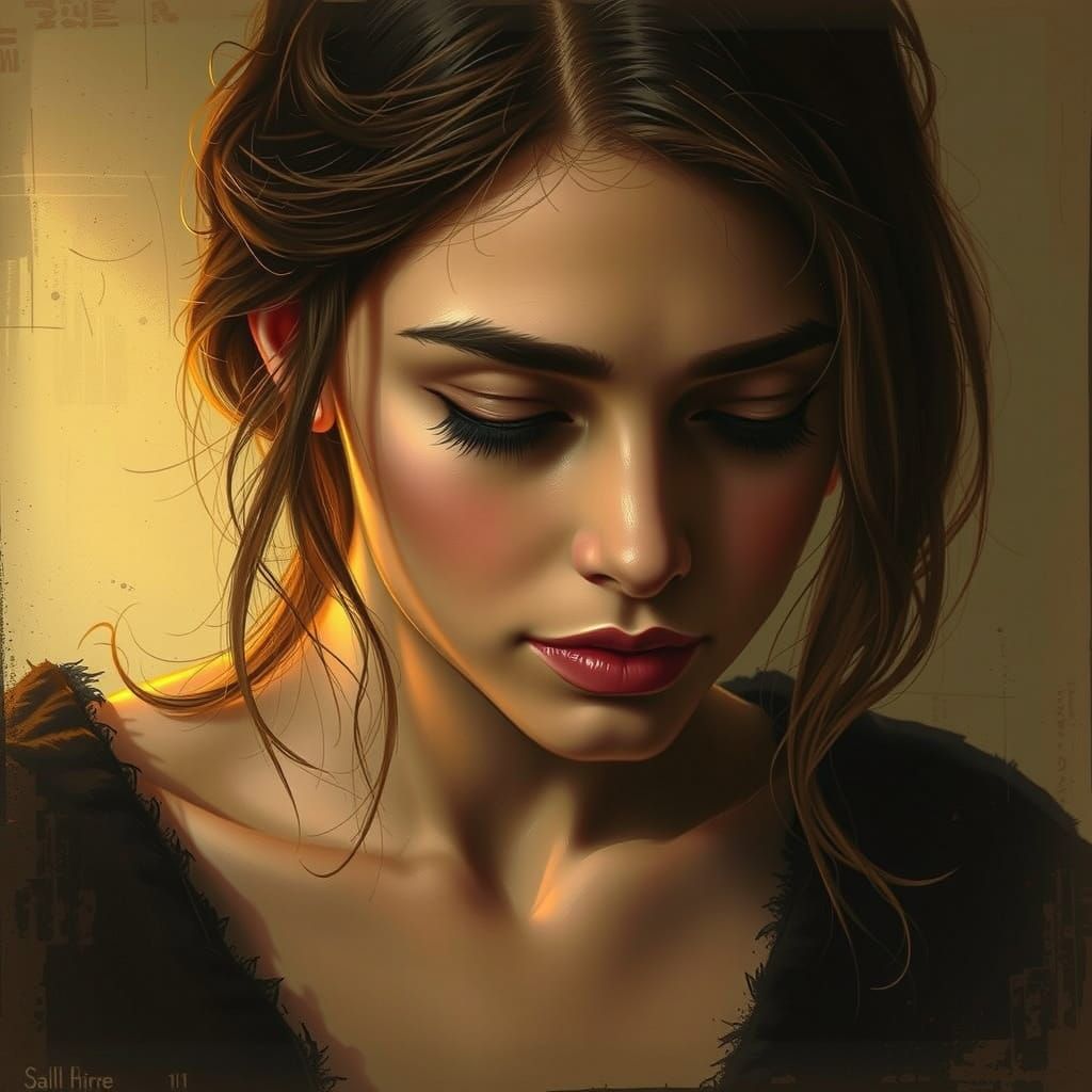Ethereal Morning Portrait in Ultra-Realistic Style