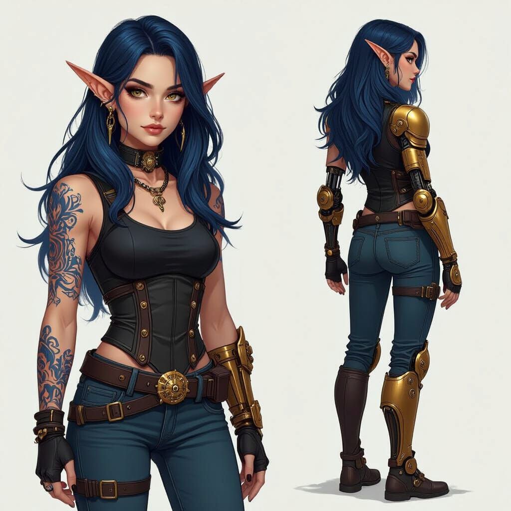 Clockwork Sorcerer Artificer in Industrial Futurism