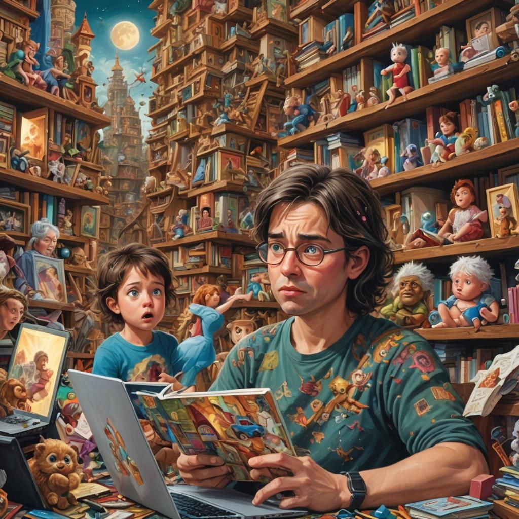 Fantasy Novel Cover: Chaos and Tranquility Portrait