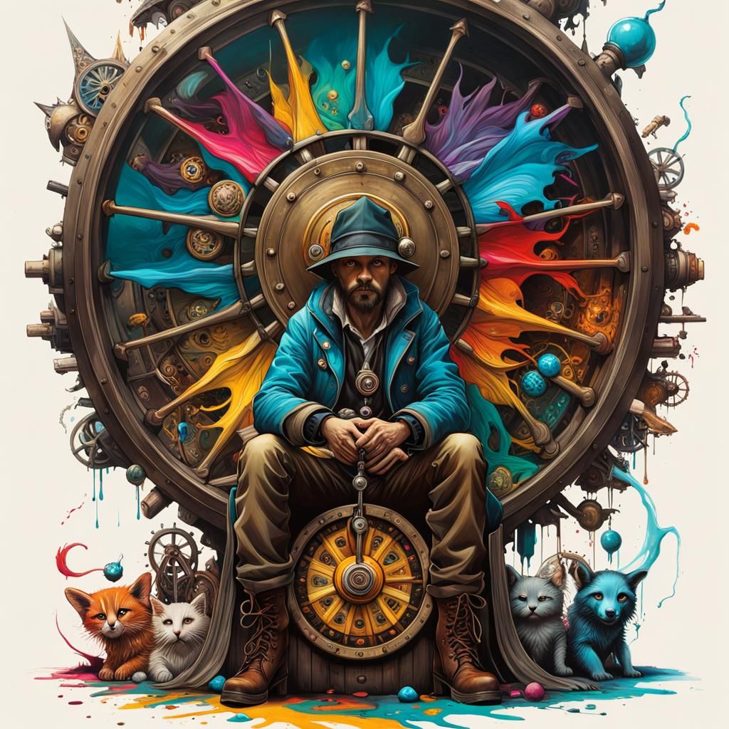 Guardian of the Magic Wheel: Graffiti Art