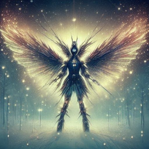 „Eisflügel der Schatten: Die rebellische Fee zwischen Licht, Dunkelheit, Magie, Rüstung und Legende“