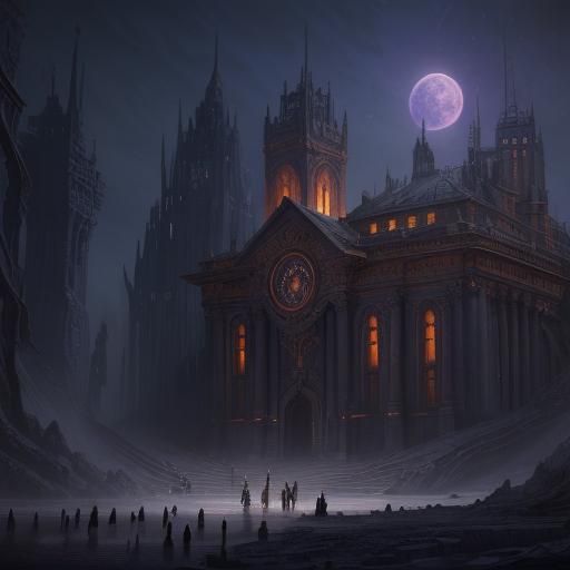 Fantastical Night at the Opera: Detailed Matte Painting