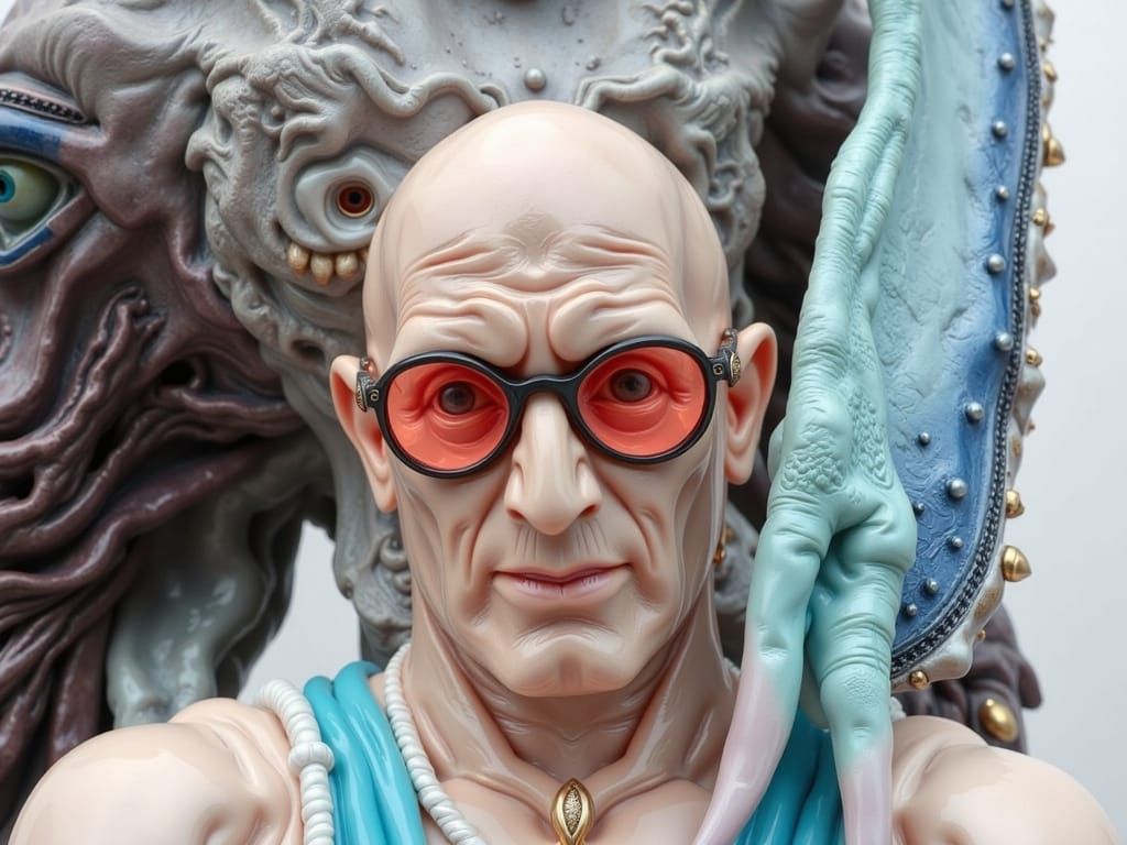 Mystical Forest Shapeshifter in Detailed Armor