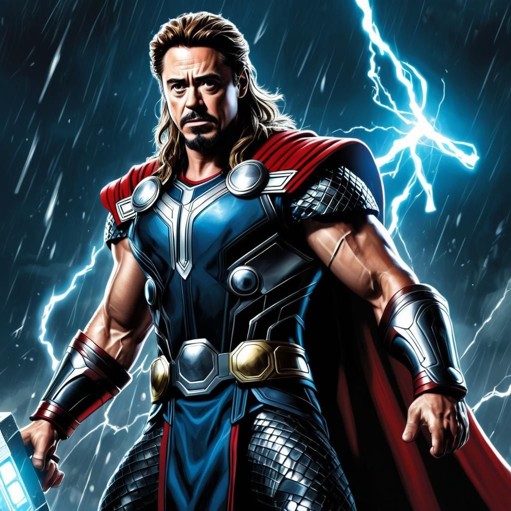 Robert Downey Junior as Thor