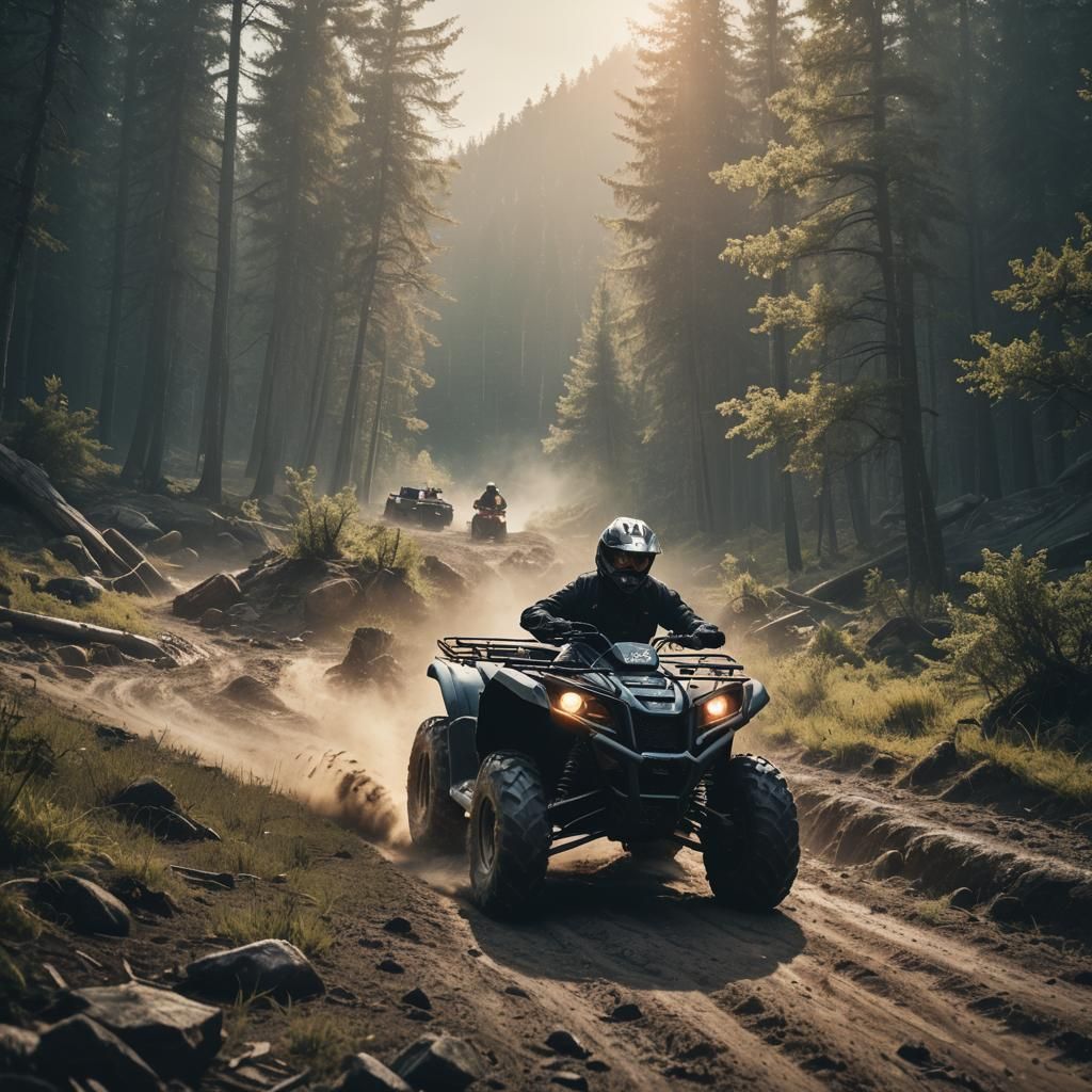 ATV Rider: Cinematic Film Still